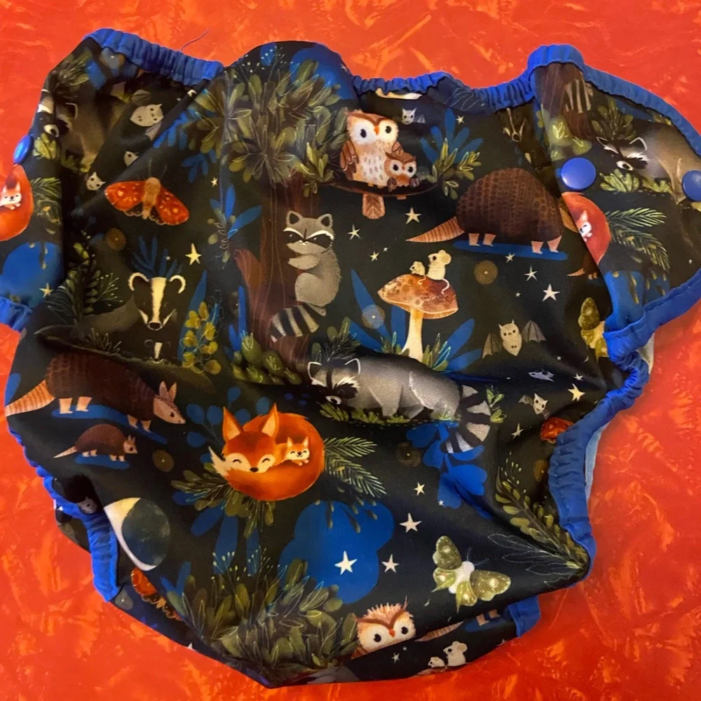 Kids Forest-Themed Diaper Cover
